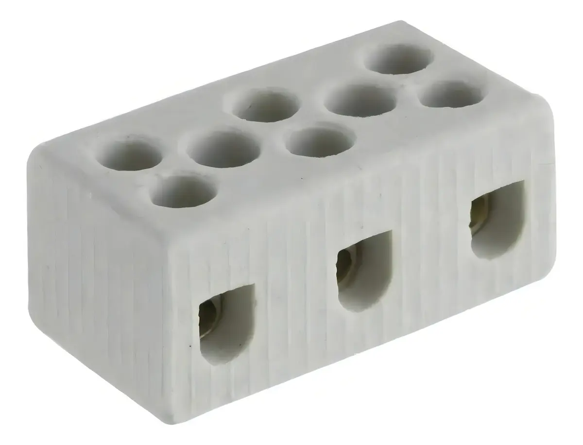 Conector porcelana para chuveiro